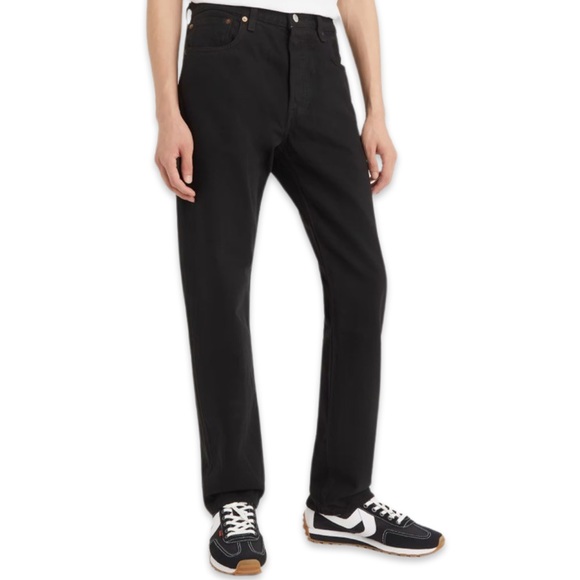 Levi’s Premium 501® ORIGINAL FIT MEN'S JEANS Black 0165 - Picture 5 of 10